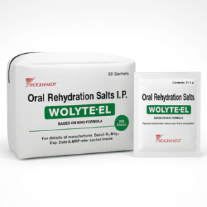 Wolyte El Oral Rehydration Salts Powder – 21.8 g (Wockhardt)