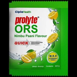 Prolyte ORS – Oral Rehydration Salts IP (Nimbu Paani Flavour)