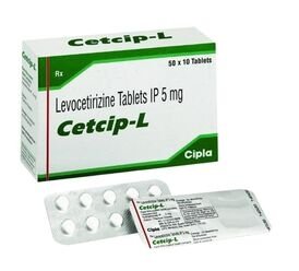Cetcip-L– Levocetirizine 5 mg Tablets