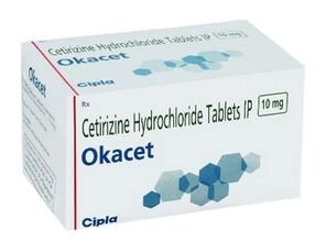 Okacet – Cetirizine Hydrochloride 10 mg Tablets