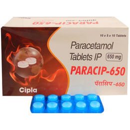 Paracip-650 – Paracetamol Tablets IP 650 mg