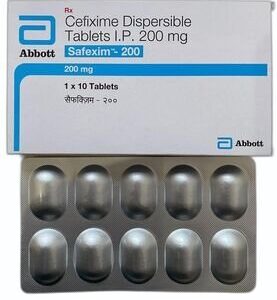 Safexim-200 – Cefixime I.P. 200 mg Tablets (Abbott)