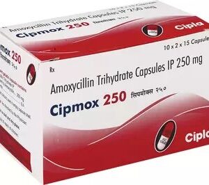 Cipmox 250 mg – Amoxycillin Trihydrate Capsules I.P. 250 mg (Cipla)