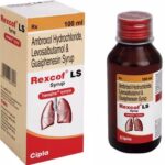 Rexcof LS Syrup | Ambroxol, Levosalbutamol & Guaiphenesin | Cough Relief Syrup