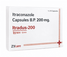 Itradus-200 | Itraconazole Capsules IP 200 mg | Antifungal Capsule