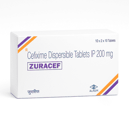 Zuracef – Cefixime Dispersible Tablets IP 200 mg