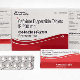 Cefaclass-200 – Cefixime Dispersible Tablets IP 200 mg