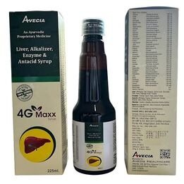 4G Maxx Syrup (Ayurvedic Liver, Alkalizer, Enzyme & Antacid Formula)