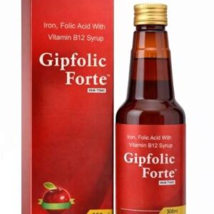 Gipfolic Forte Iron Tonic (Iron, Folic Acid & Vitamin B12 Syrup)