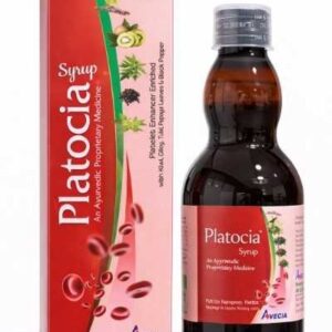Platocia Syrup (Ayurvedic Platelet Support with Kiwi, Giloy, Tulsi & Papaya Leaves)