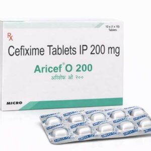 Aricef-O 200 Tablet – Cefixime Tablets IP