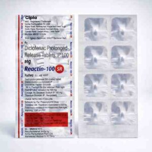 Reactin 100 SR Tablet – Diclofenac Prolonged-Release 100 mg