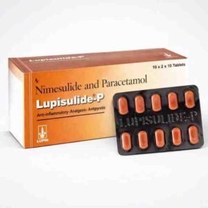 Lupisulide-P Tablet – Paracetamol & Nimesulide - black color