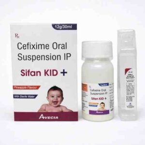 Sifan KID+ Syrup – Cefixime Oral Suspension IP