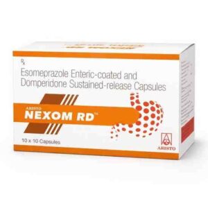 NEXOM RD Capsule – Esomeprazole Enteric-Coated & Domperidone Sustained-Release