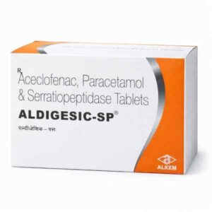 ALDIGESIC-SP Tablet – Aceclofenac, Paracetamol & Serratiopeptidase