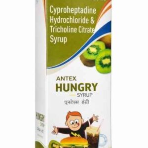 ANTEX HUNGRY Syrup – Cyproheptadine Hydrochloride & Tricholine Citrate - Kiwi Flavour