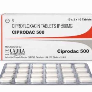 CIPRODAC 500 Tablet – Ciprofloxacin Tablets IP 500 mg