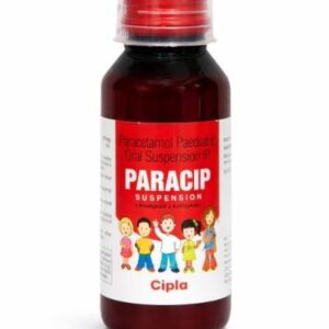 Paracip Suspension (Paracetamol Paediatric Oral Suspension IP 250 mg/5 ml)
