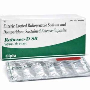Rabesec-D SR (Enteric-Coated Rabeprazole Sodium & Domperidone Sustained-Release Capsules)