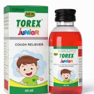 Torex Junior Syrup (Dextromethorphan HBr + Chlorpheniramine Maleate + Phenylephrine HCl Syrup)