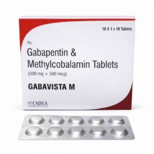 GABAVISTA M — Gabapentin 300 mg & Methylcobalamin 500 mcg Tablets