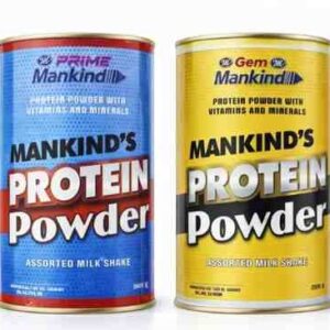 MANKIND'S Protein Powder — With Vitamins & Minerals (Chocolate Flavour, 200 g)